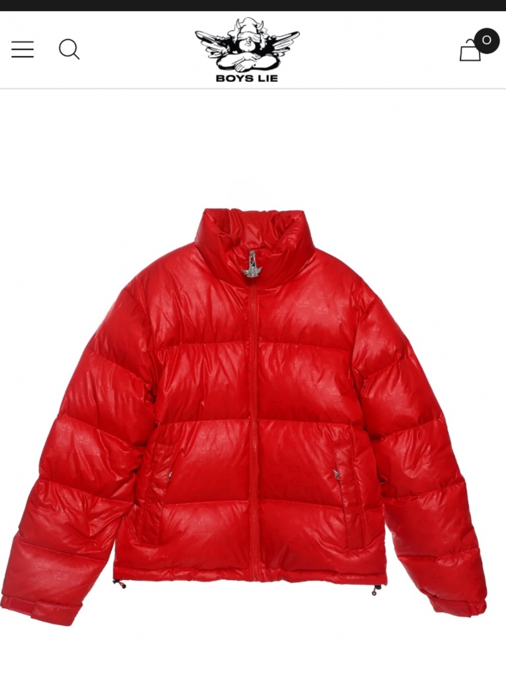 Boys lie puffer